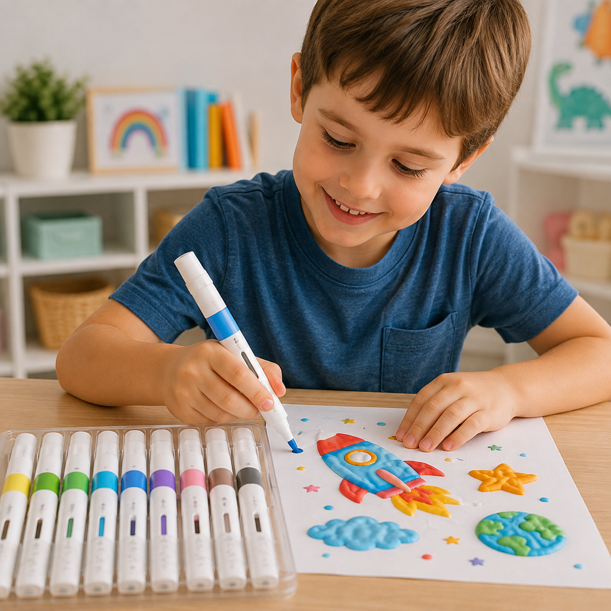 Kit de Pintura con Textura Mágica