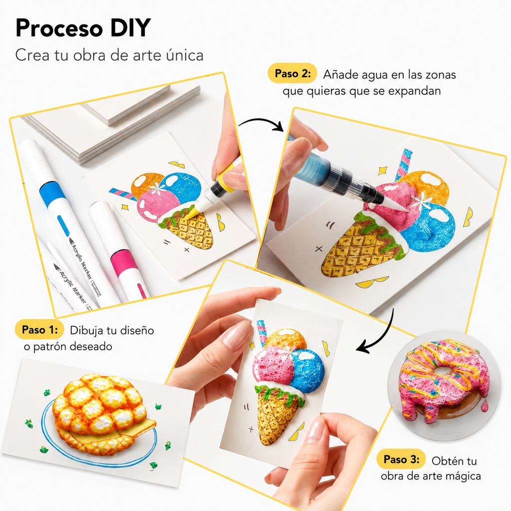 Kit de Pintura con Textura Mágica